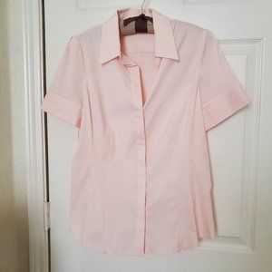 Ann Taylor Short Sleeve Button Down Shirt